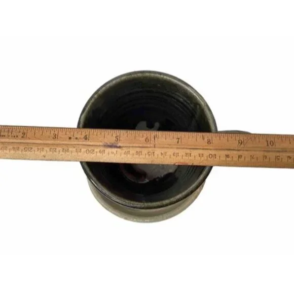 Pigeon River Pottery Handmade Signed Art Pottery Bacon Cooker Studio Pottery - Picture 7 of 7